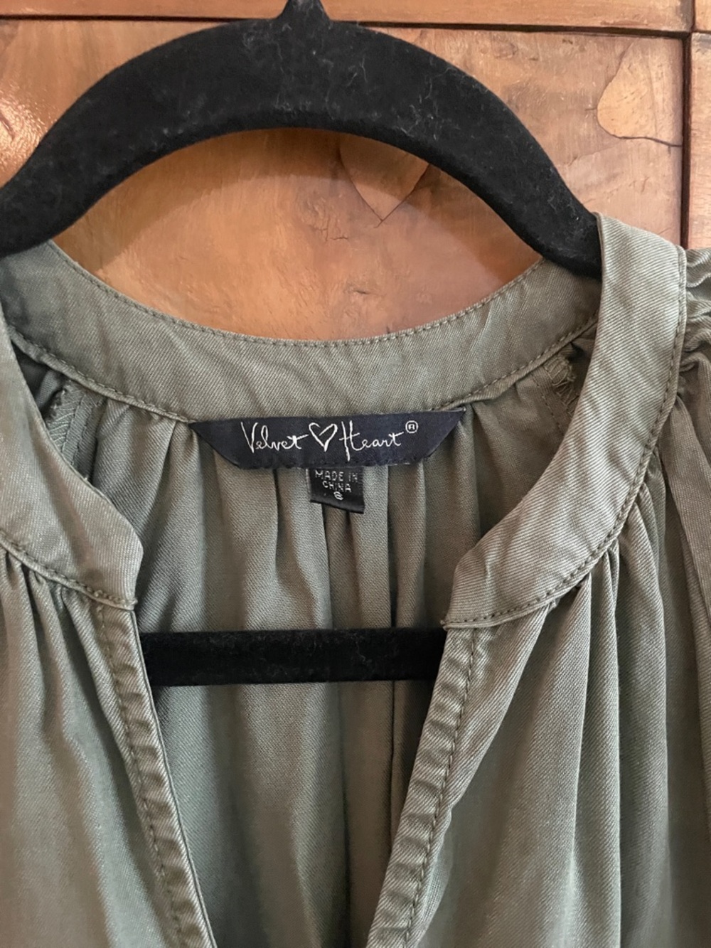 (VELVET HEART) Sage Green tiered maxi dress